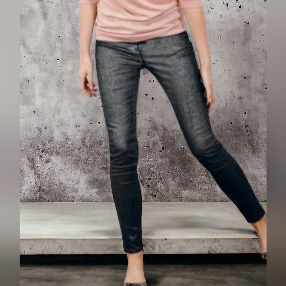 💫2 for $40 💫 Boden Metallic Skinny Jeans Women's size 5 Sparkly Black
